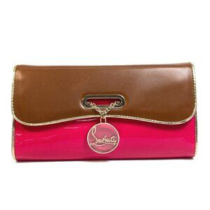 CHRISTIAN LOUBOUTIN Brown Clutch Bag